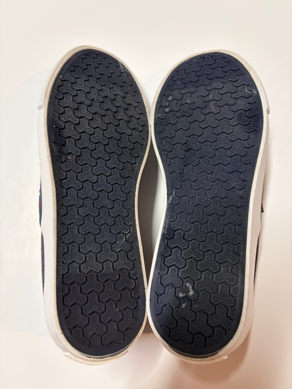 Ben Sherman Navy Slip On Sneakers Canvas Casual Shoes Boys Youth Size 4 - Picture 7 of 8